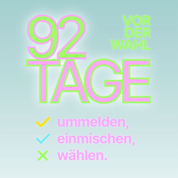 »92 Tage«: Kampagne aus der Bauhaus-Universität Weimar 