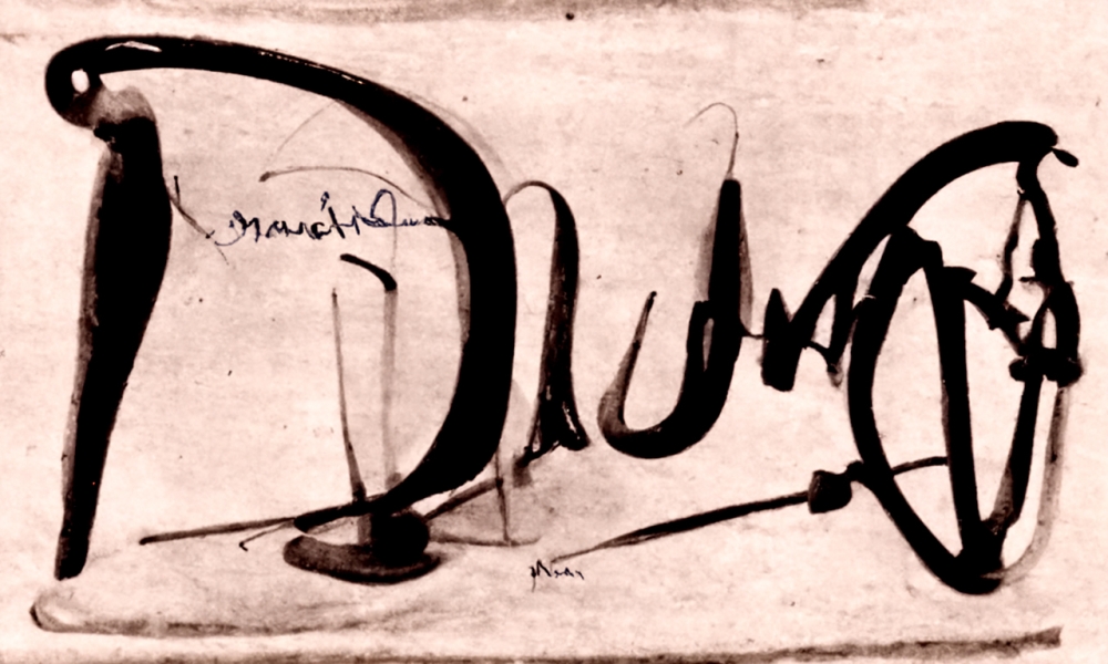 Signatur von Marcel Duchamp